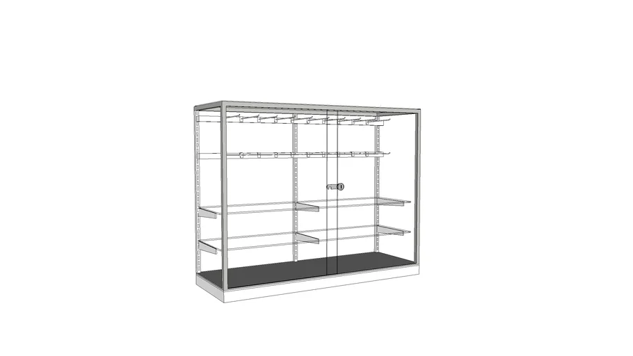 Glass Showcase 3 Feet High