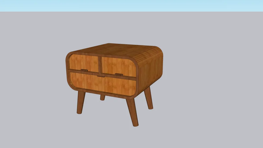 Meja Hias Kamar Tidur Oval