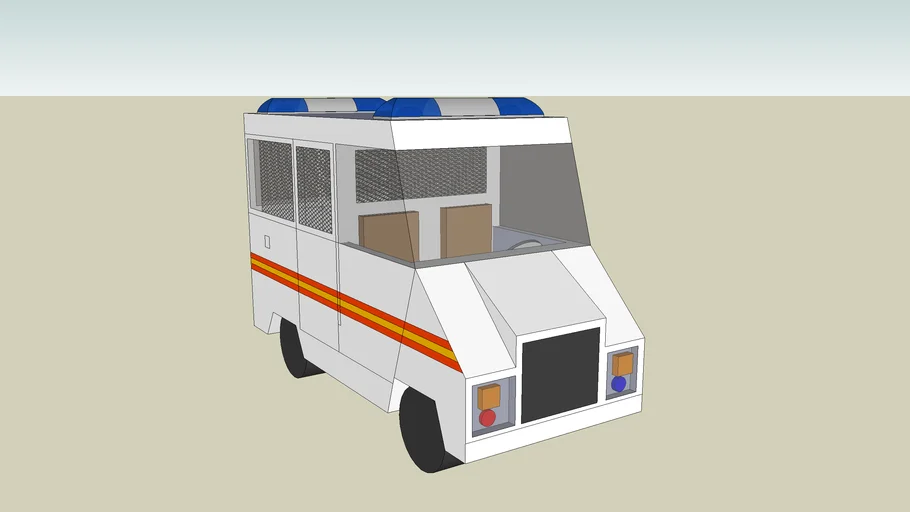 metropolian police van