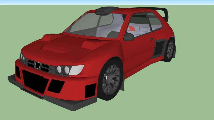 Andy Burton's Peugeot Cosworth Rally Car