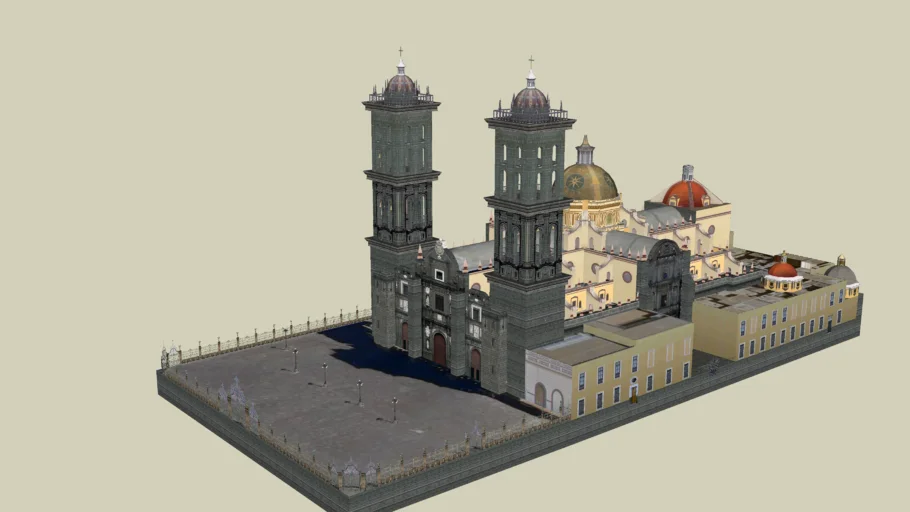 Puebla Cathedral, Mexico