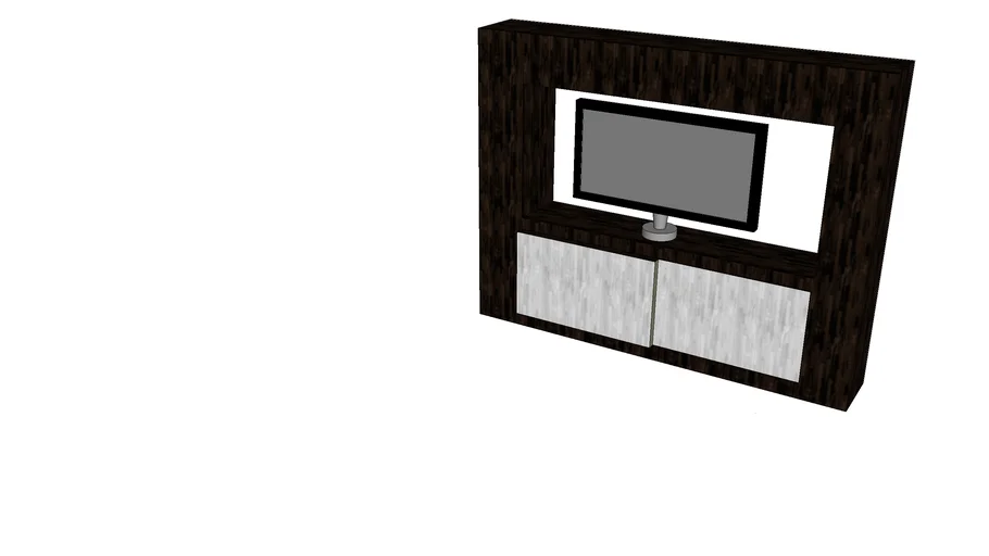 raquer 2. estante para televisoes de grande porte | 3D Warehouse