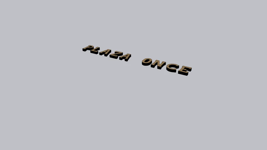 Letras decorativas 3d