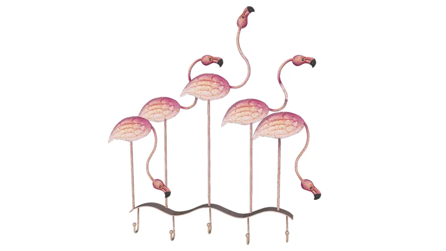 82165 Coat Rack Flamingo Party