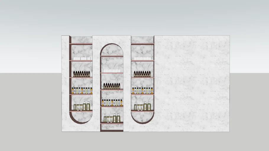 shelves display
