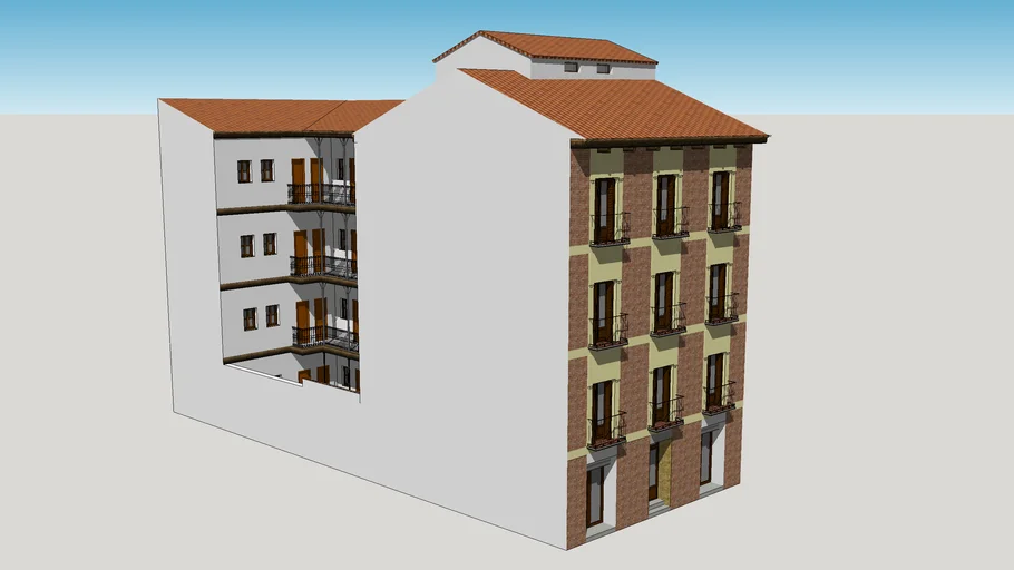 Corrala madrileña (Madrid, España)