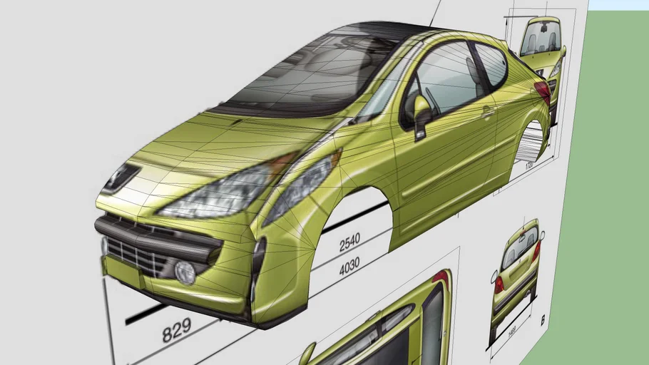 (WIP) Phototexured Peugeot 207