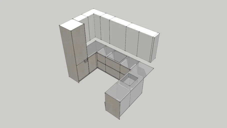 MODULNOVA MH6 U-shape kitchen