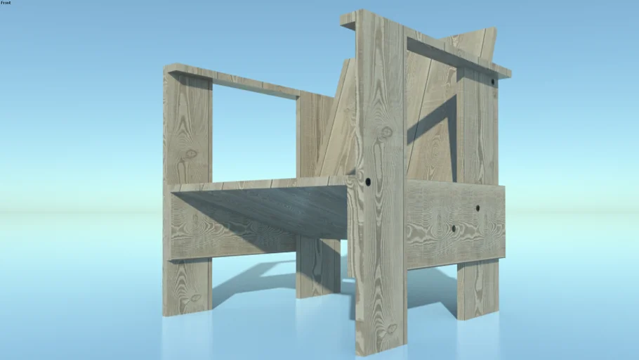 The Crate chair, Rietveld