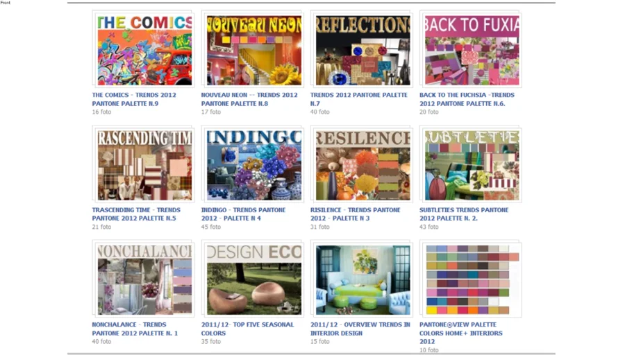 COLOR TRENDS PANTONE 2012