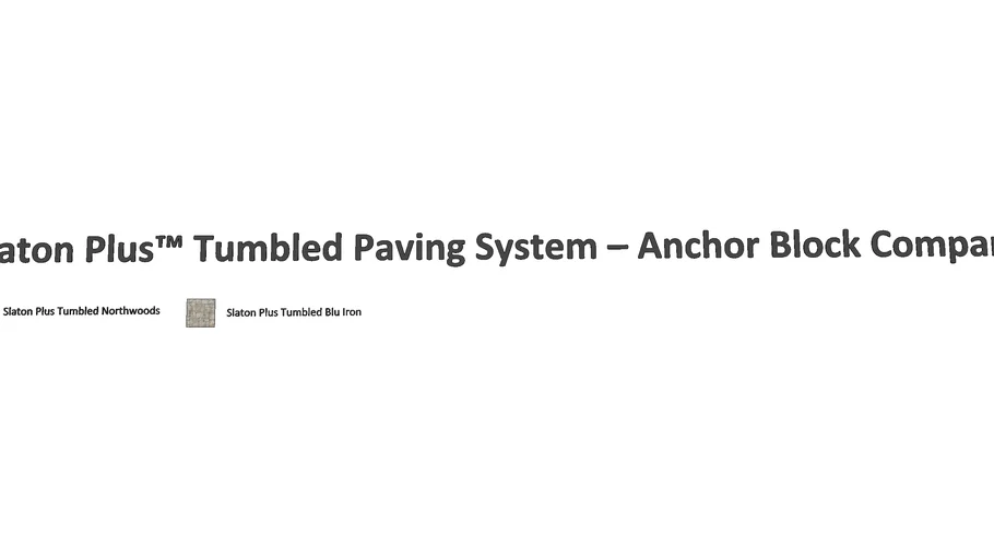 Anchor™ Slaton Plus™ Tumbled Pavers