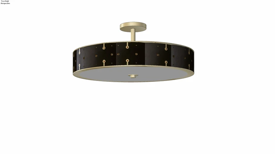 Lostine - Sarah Ceiling Mount Fixture - 24"