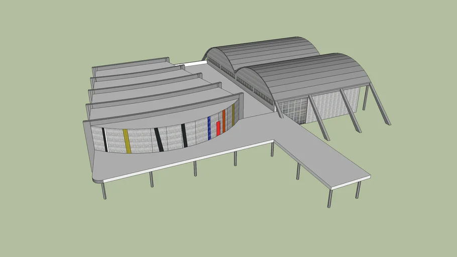 Auditorio y Biblioteca de la Facultad de Ingeniería de la UCV