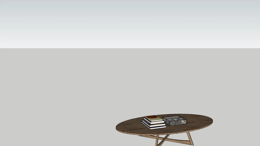 Academy Kitchens Coffee Table Oval