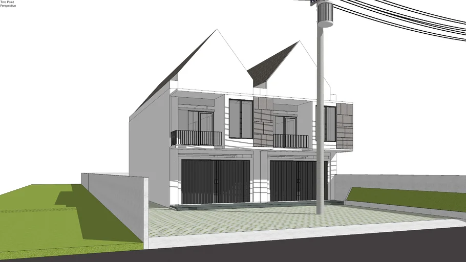 Desain Ruko 2 lantai