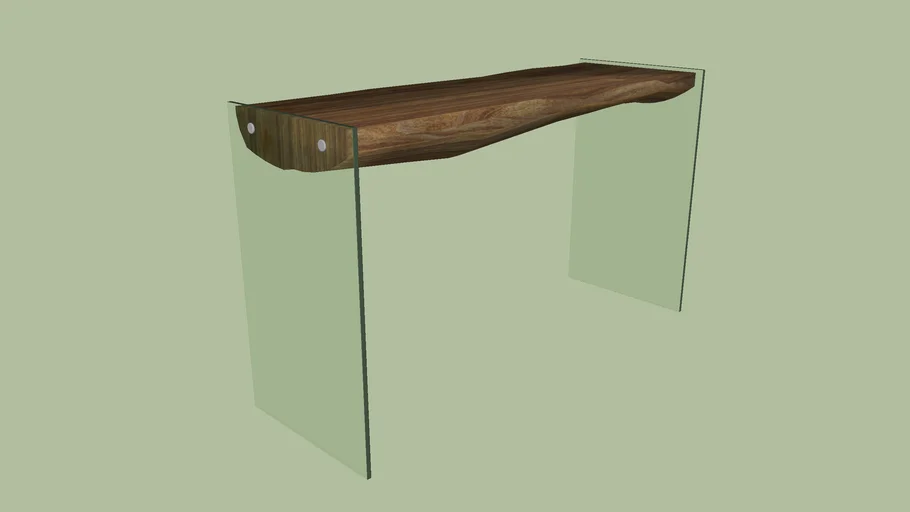 Virtual Staging - Glass console table