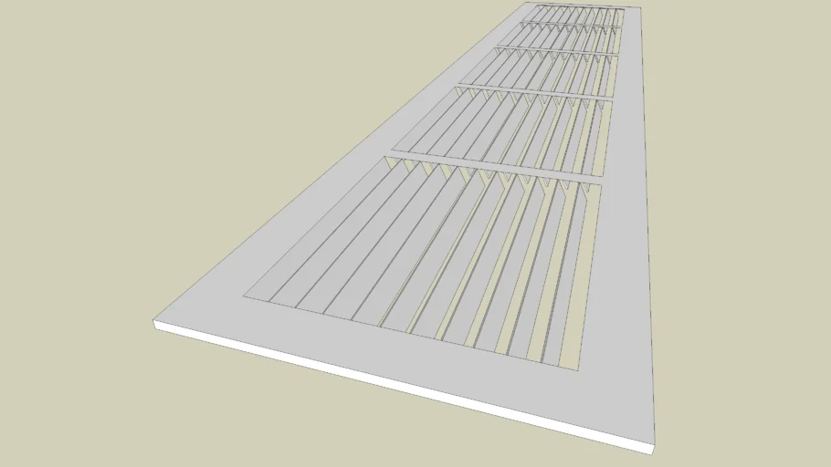 30"x6" Air Return Grill