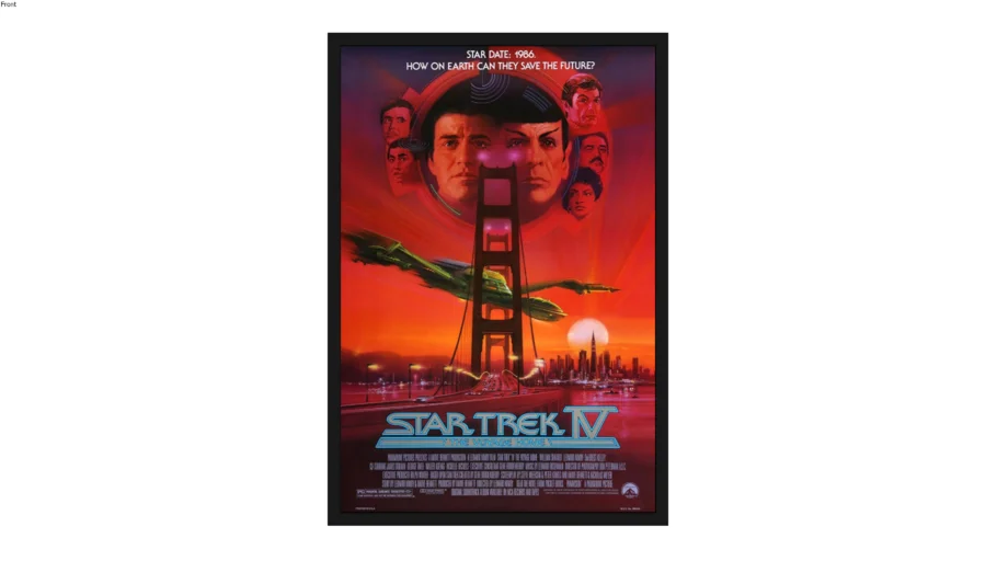 Star Trek IV: The Voyage Home Poster.