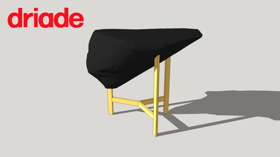 Draide Basalt Side Table