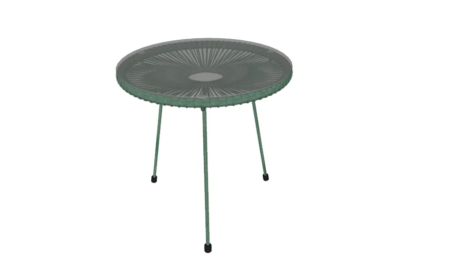 87966 Side Table Acapulco Mono Green