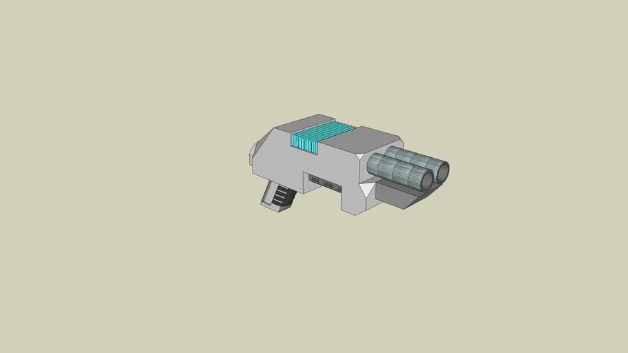 Sci-fi Laser / Plasma Blaster Rifle based on Warhammer 40,000