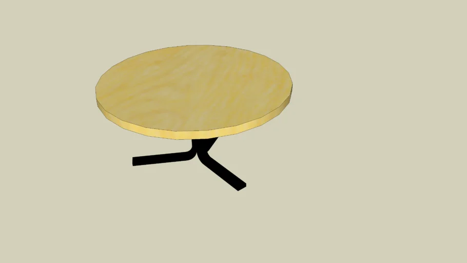Round coffee table