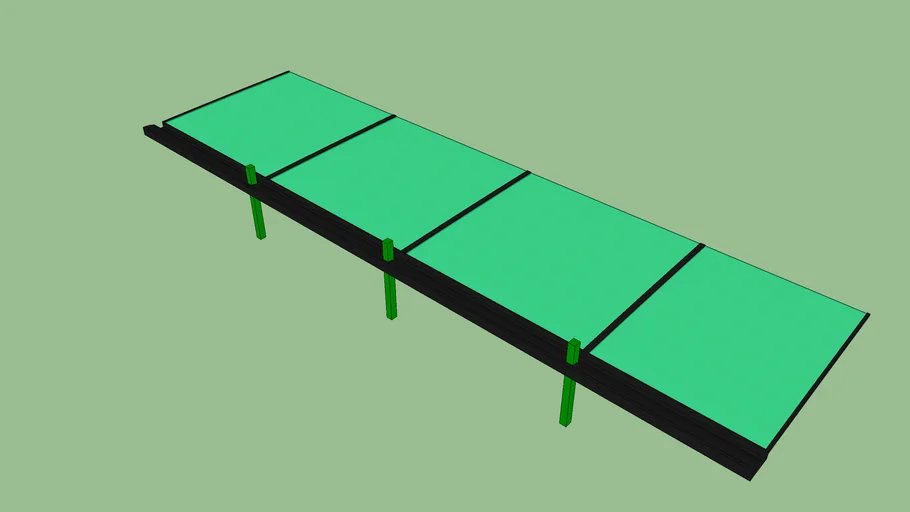 Outdoor Transparent Garage Roof