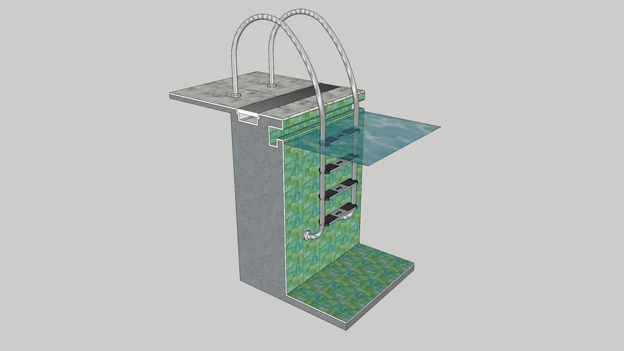 Escalera piscina. Swim stairs