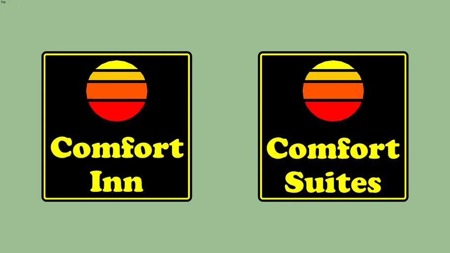 1970-2009 Comfort Inn and Comfort Suites Logos