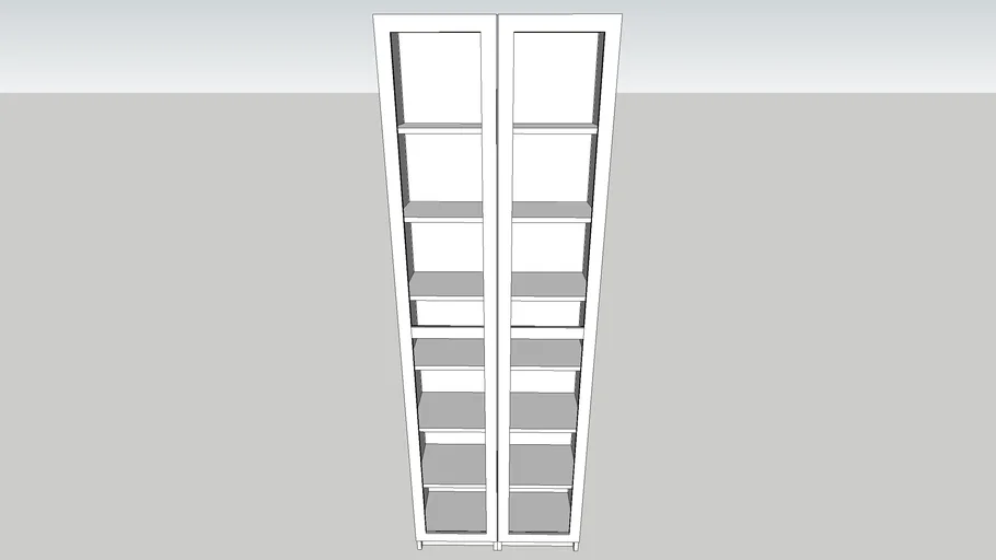 Ikea Billy Oxberg library
