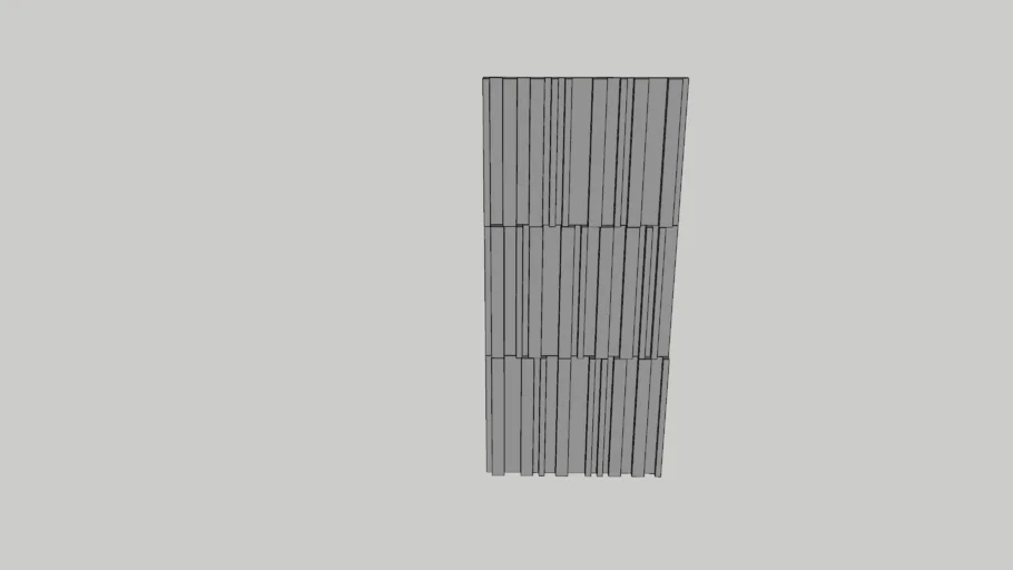 WENEVE LAMEL - Panel dekor 3D beton architektoniczny