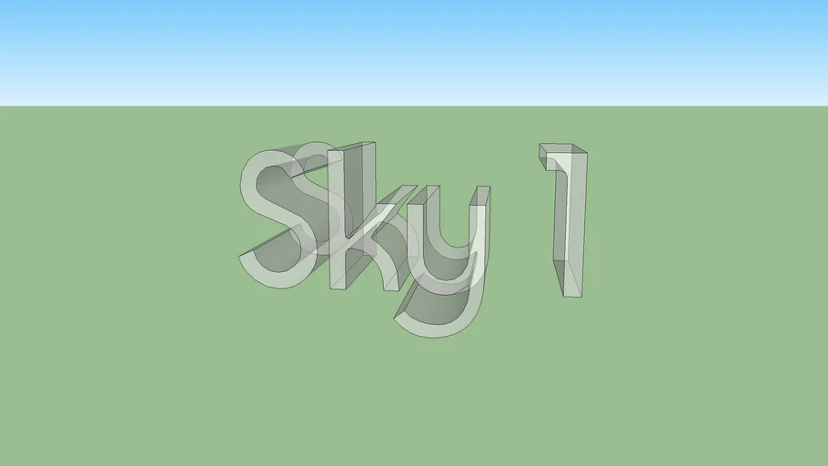 Sky 1 3D Model