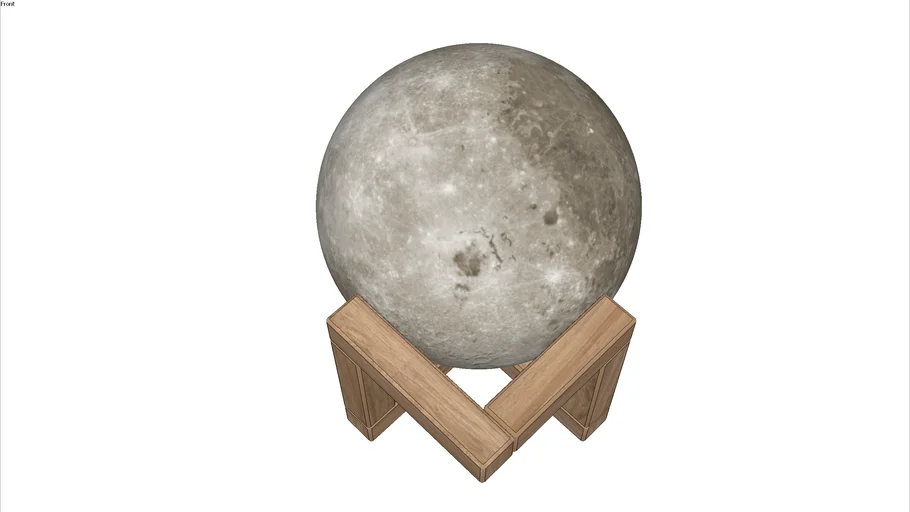 Luminária lua cheia