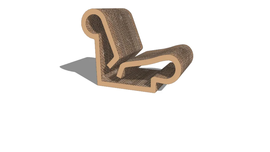 Frank Gehry cardboard contour chair