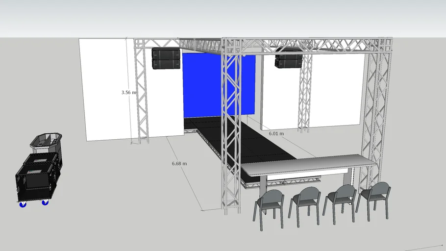 Escenario con truss