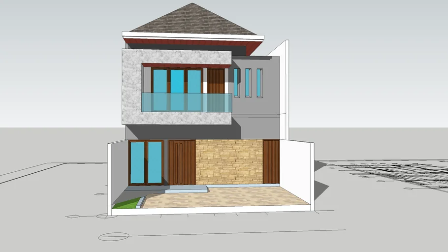 rumah 2 lantai