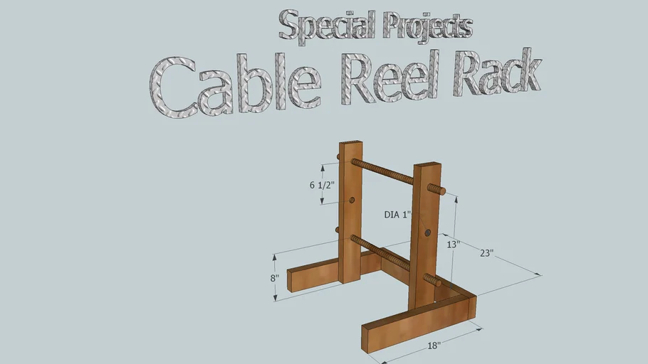 Cable Reel Rack