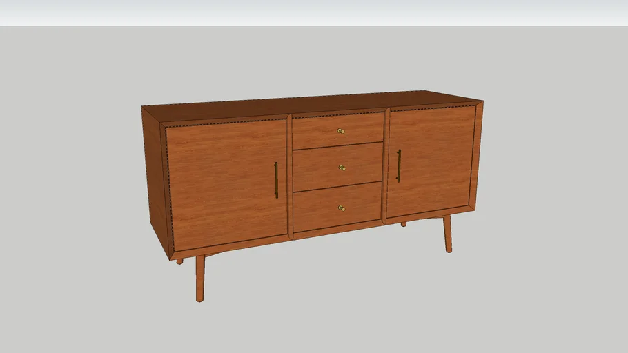 West Elm - Mid-Century Media Console