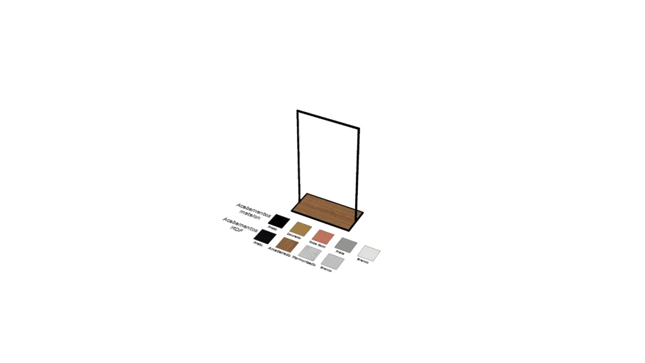 Arara Slyn Led para Vitrine em Metalon