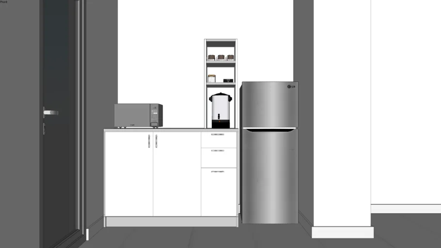 Mueble de Cocina en Oficina
