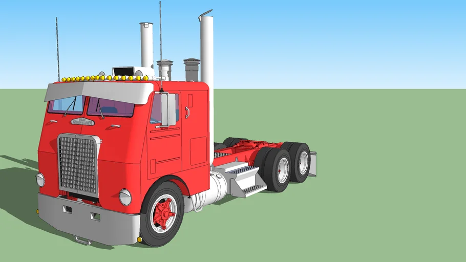CUSTOM WHITE FREIGHTLINER COE