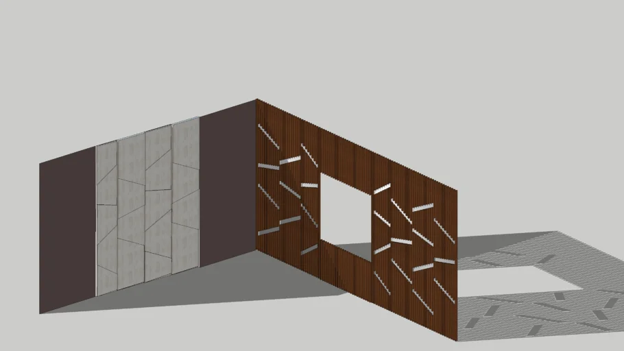 Geometrical |Wall panel | Wood | Veneer | laminate