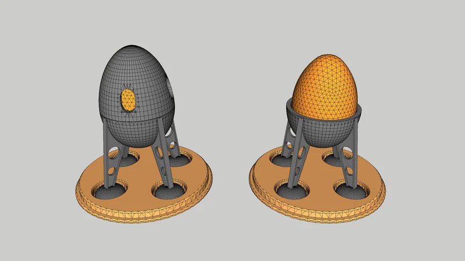 Egg Cup Lander | 3D Warehouse