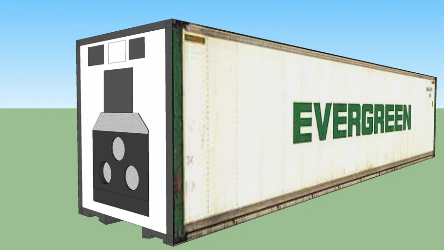 Old Evergreen Reefer Container ''40''