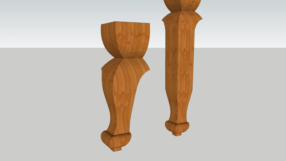 cabriole lukens foot ,leg , pied , fub , pé , фут , ayak