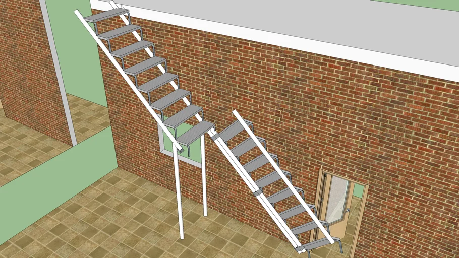 Escalera plegable