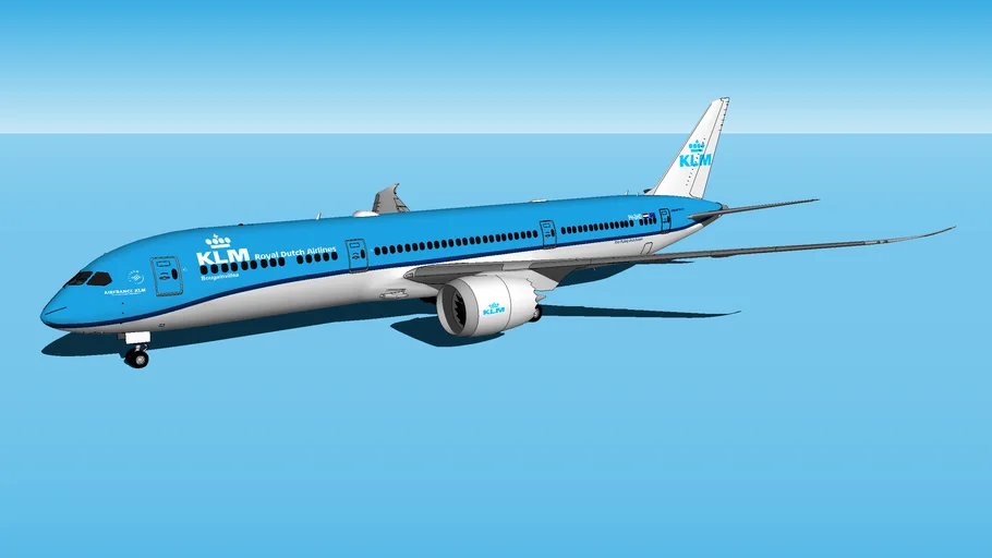 KLM Royal Dutch Airlines Boeing 787-9 Dreamliner [PH-BHD](Bougainvillea)