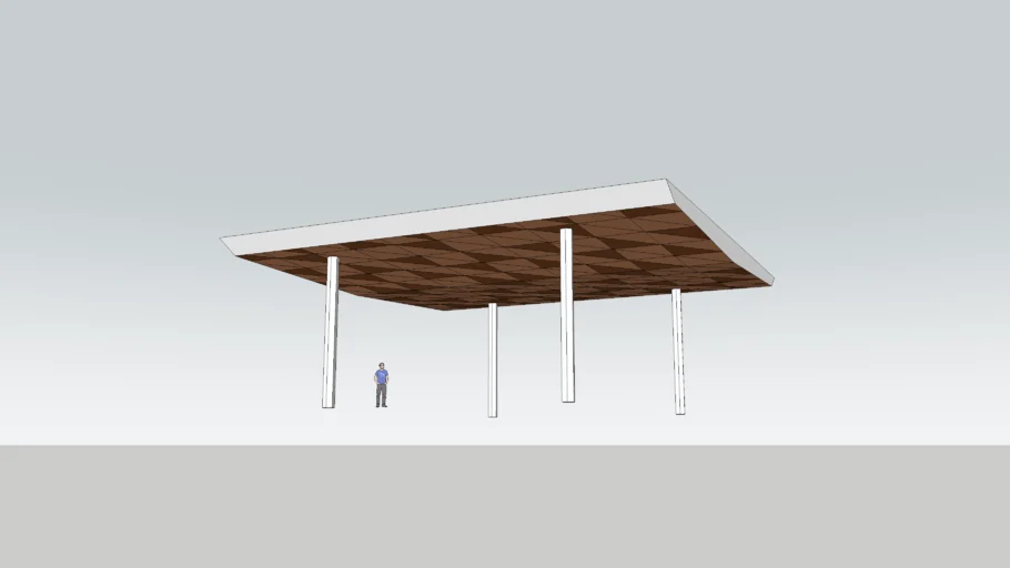 Pergola Entrance Gate Outlet Mall