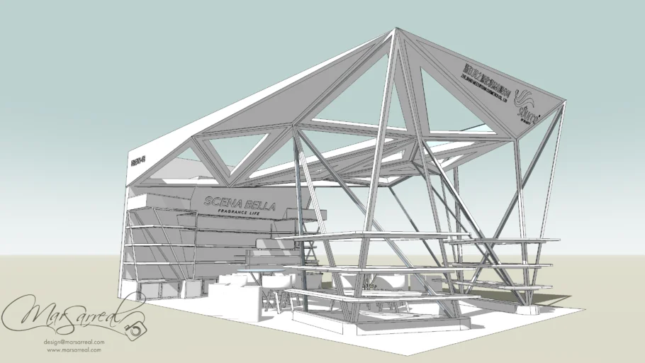 Exhibition booth design - Shanghai - 6M X 9M