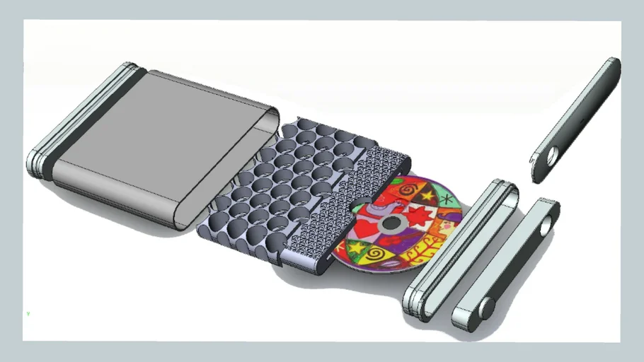 CASEFORWARD zero-waste prototype for shipping the NETFLIX DVD's